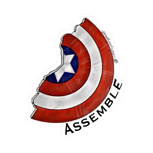Assemble Shield Sticker