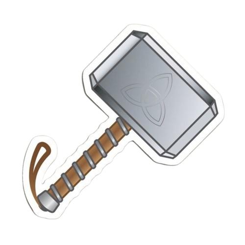 Thor Mjolnir Sticker